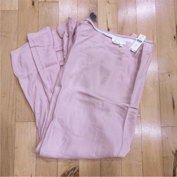 ANTHROPOLOGIE The Tilda Maxi Slip Skirt Medium Pink Size 3X - Picture 9 of 9
